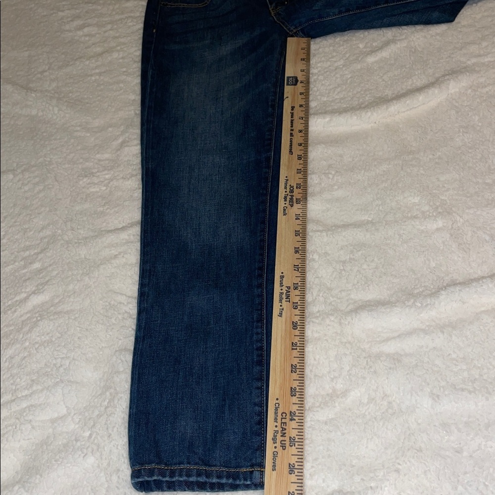 Joe Fresh Dark Blue Straight Jeans. Slouchy Boyfriend. Size 0/25. - Picture 10 of 10